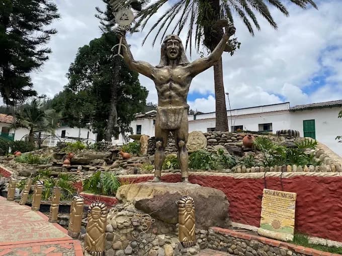 Parque principal de Jenesano en Jenesano, Boyacá